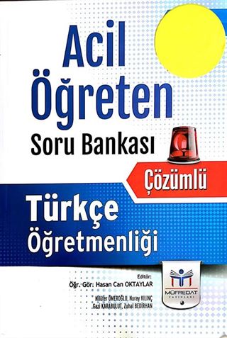 ÖABT Türkçe Öğretmenliği Acil Öğreten Çözümlü Soru Bankası