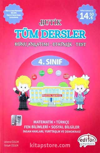 4. Sınıf Butik Tüm Dersler Konu Anlatımlı