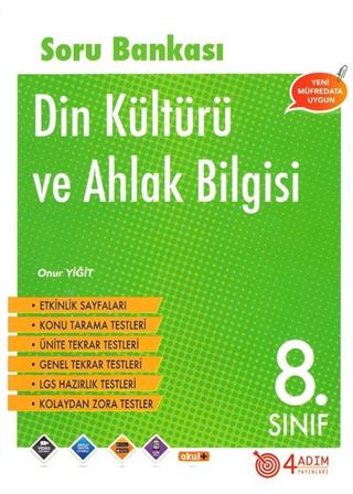 8. Sınıf Din Kültürü ve Ahlak Bilgisi Soru Bankası