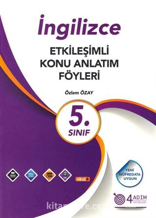 5. Sınıf İngilizce Etkileşimli Konu Anlatım Föyleri