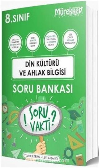 8. Sınıf Din Kültürü ve Ahlak Bilgisi Soru Bankası