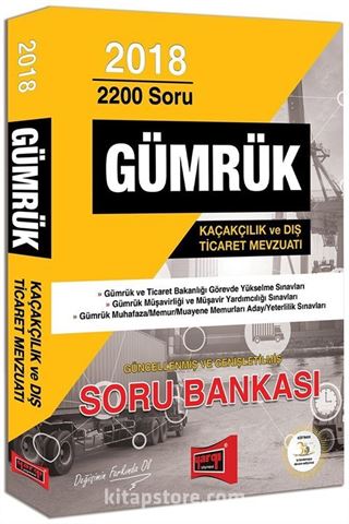 2018 GYS GÜMRÜK Kaçakçılık ve Dış Ticaret Mevzuatı