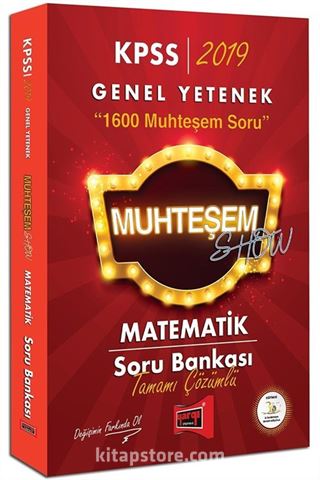 2019 KPSS Muhteşem Show Matematik Tamamı Çözümlü Soru Bankası