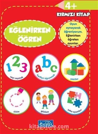 Eğlenirken Öğren Kırmızı Kitap (4+ Yaş)