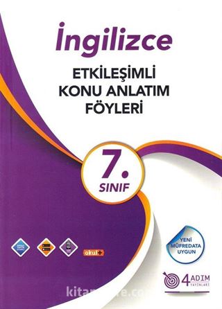 7. Sınıf İngilizce Etkileşimli Konu Anlatımlı Föyleri