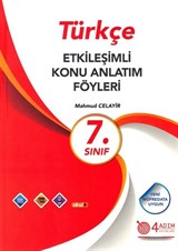 7. Sınıf Türkçe Etkileşimli Konu Anlatımlı Föyleri