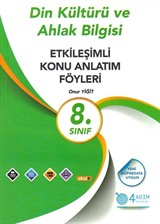 8. Sınıf Din Kültürü ve Ahlak Bilgisi Etkileşimli Konu Anlatımlı Föyleri