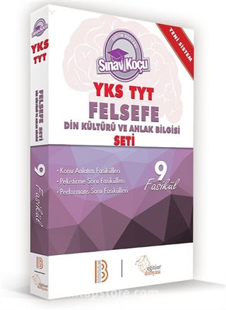 2019 YKS-TYT Felsefe Sınav Koçu Konu Anlatımlı 9 Fasikül Set