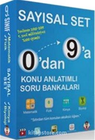 0'dan 9'a Konu Anlatımlı Soru Bankası Sayısal Set