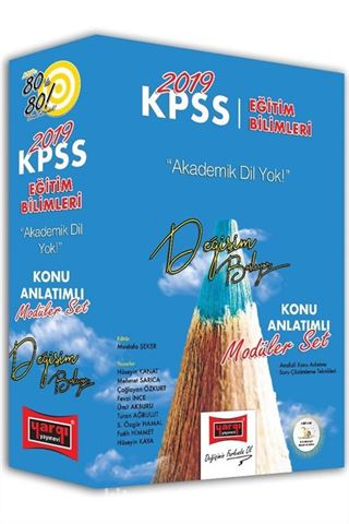 2019 KPSS Eğitim Bilimleri Değişim Konu Anlatımlı Modüler Set