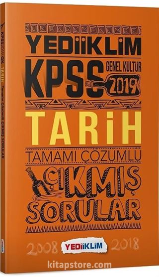 2019 KPSS Genel Kültür Tarih Tamamı Çözümlü Çıkmış Sorular