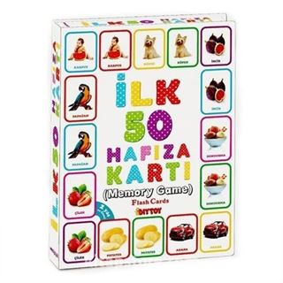 İlk 50 Hafıza Kartı (Memory Game) Flash Cards