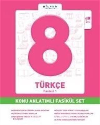 8. Sınıf Türkçe Konu Anlatımlı Fasikül Set (6 Fasikül)