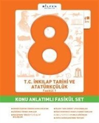 8. Sınıf T. C. İnkılap Tarihi ve Atatürkçülük Konu Anlatımlı Fasikül Set