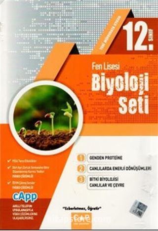 12. Sınıf Fen Lisesi Biyoloji Seti