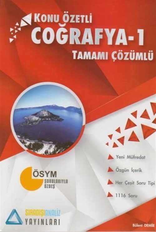 Coğrafya 1 Tamamı Çözümlü Konu Özetli Soru Bankası