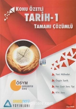 Tarih 1 Konu Özetli Tamamı Çözümlü Soru Bankası