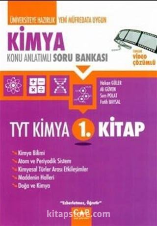 TYT Kimya 1. Kitap Konu Anlatımlı Soru Bankası