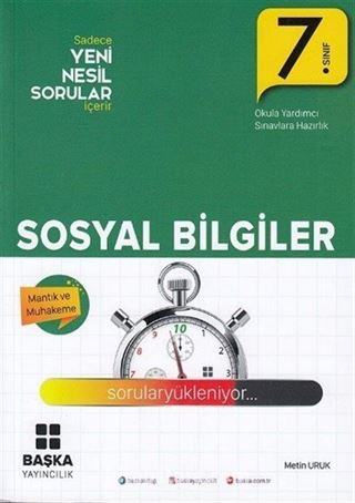 7. Sınıf Sosyal Bilgiler Yeni Nesil Sorular