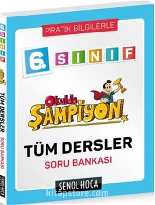 6. Sınıf Okulda Şampiyon Tüm Dersler Soru Bankası