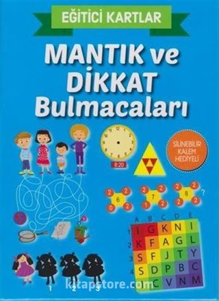 Mantık ve Dikkat Bulmacaları / Etkinlik Kartları