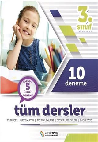 İlkokul 3. Sınıf Tüm Dersler 10 Deneme