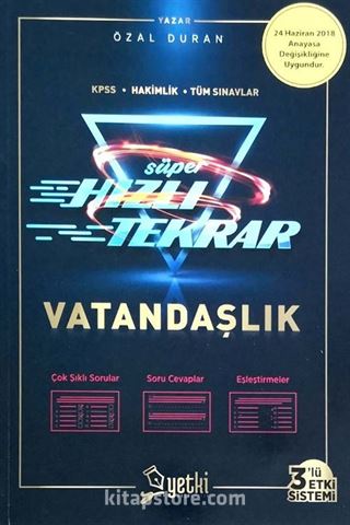 Vatandaşlık Süper Hızlı Tekrar