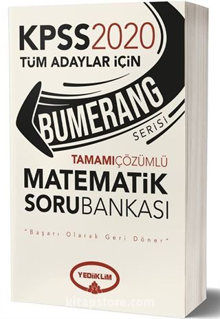 2020 KPSS Genel Yetenek Bumerang Tamamı Çözümlü Matematik Soru Bankası