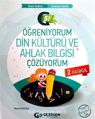 5. Sınıf Öğreniyorum Din Kültürü ve Ahlak Bilgisi Çözüyorum (2 Fasikül)