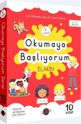 Okumaya Başlıyorum (Elakin) 10 Kitaplık Set