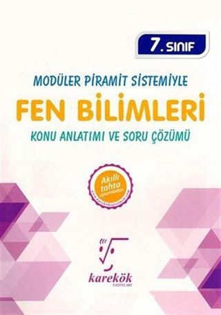 7. Sınıf Modüler Piramit Sistemiyle Fen Bilimleri Konu Anlatımı ve Soru Çözümü