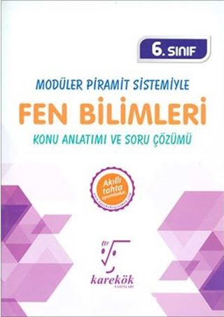 6. Sınıf Modüler Piramit Sistemiyle Fen Bilimleri Konu Anlatımı ve Soru Çözümü