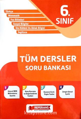 6. Sınıf Tüm Dersler Soru Bankası