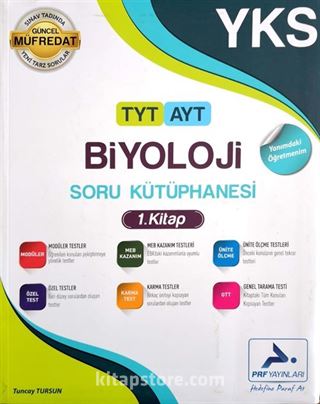 TYT AYT Biyoloji Soru Kütüphanesi 1. Kitap