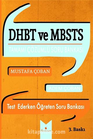 DHBT ve MBSTS Çözümlü Soru Bankası