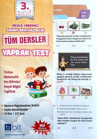 3. Sınıf Tüm Dersler Yaprak Test