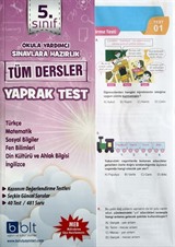 5. Sınıf Tüm Dersler Yaprak Test