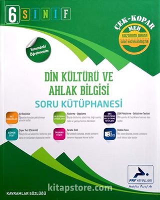 6. Sınıf Din Kültürü Ve Ahlak Bilgisi Soru Kütüphanesi