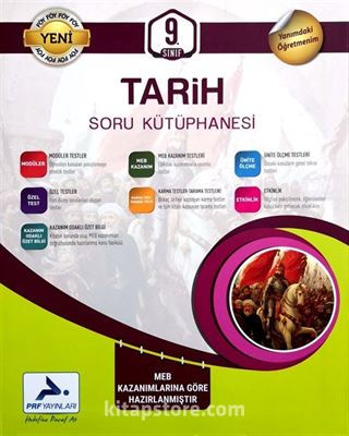 9. Sınıf Tarih Soru Kütüphanesi