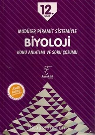 12. Sınıf Modüler Piramit Sistemiyle Biyoloji Konu Anlatımı ve Soru Çözümü