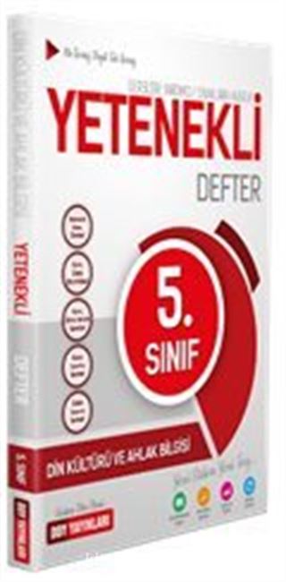 5. Sınıf Din Kültürü ve Ahlak Bilgisi Yetenekli Defter