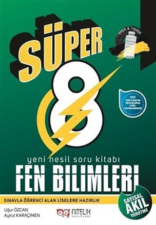 8. Sınıf Süper Fen Bilimleri Soru Kitabı