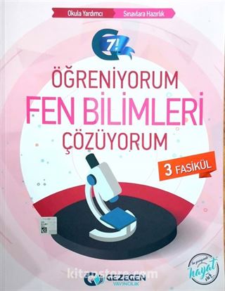 7.Sınıf Öğreniyorum Fen Bilimleri Çözüyorum (3 Fasikül)