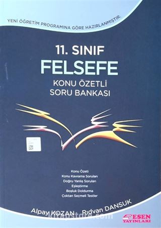 11.Sınıf Felsefe Konu Özetli Soru Bankası