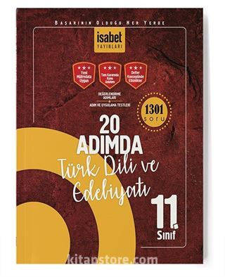 11. Sınıf 20 Adımda Türk Dili ve Edebiyatı