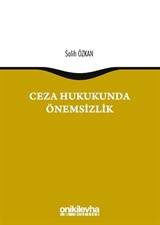 Ceza Hukukunda Önemsizlik