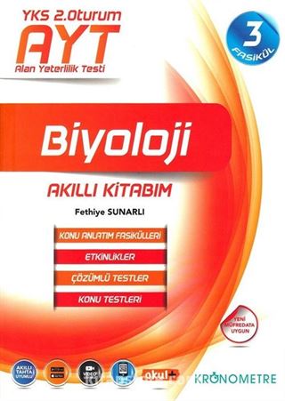 AYT Biyoloji Akıllı Kitabım Konu Anlatım Fasikülleri (3 Fasikül)