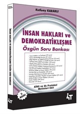 İnsan Hakları ve Demokratikleşme Özgün Soru Bankası