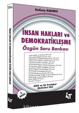 İnsan Hakları ve Demokratikleşme Özgün Soru Bankası