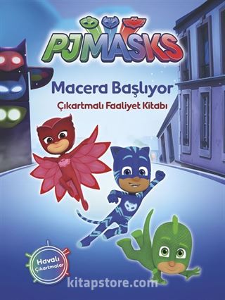 Pjmasks - Macera Başlıyor Çıkartmalı Faaliyet